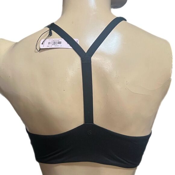 Victorias Secret Supersoft Unlined plunge Wire free Bralette Bra Black 36B - Picture 6 of 7